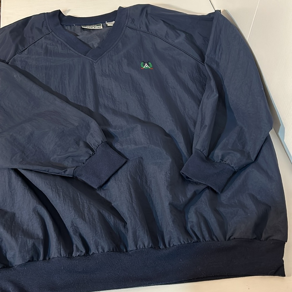Vintage Nylon Pullover Windbreaker XL Golf Hunt Club Grand Tour